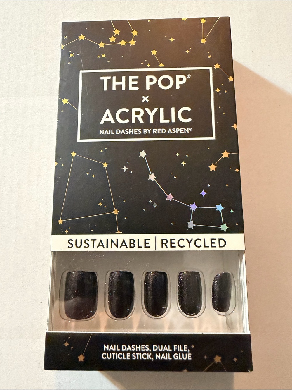 THE POP Acrylic Red Aspen Dashes- Ursa